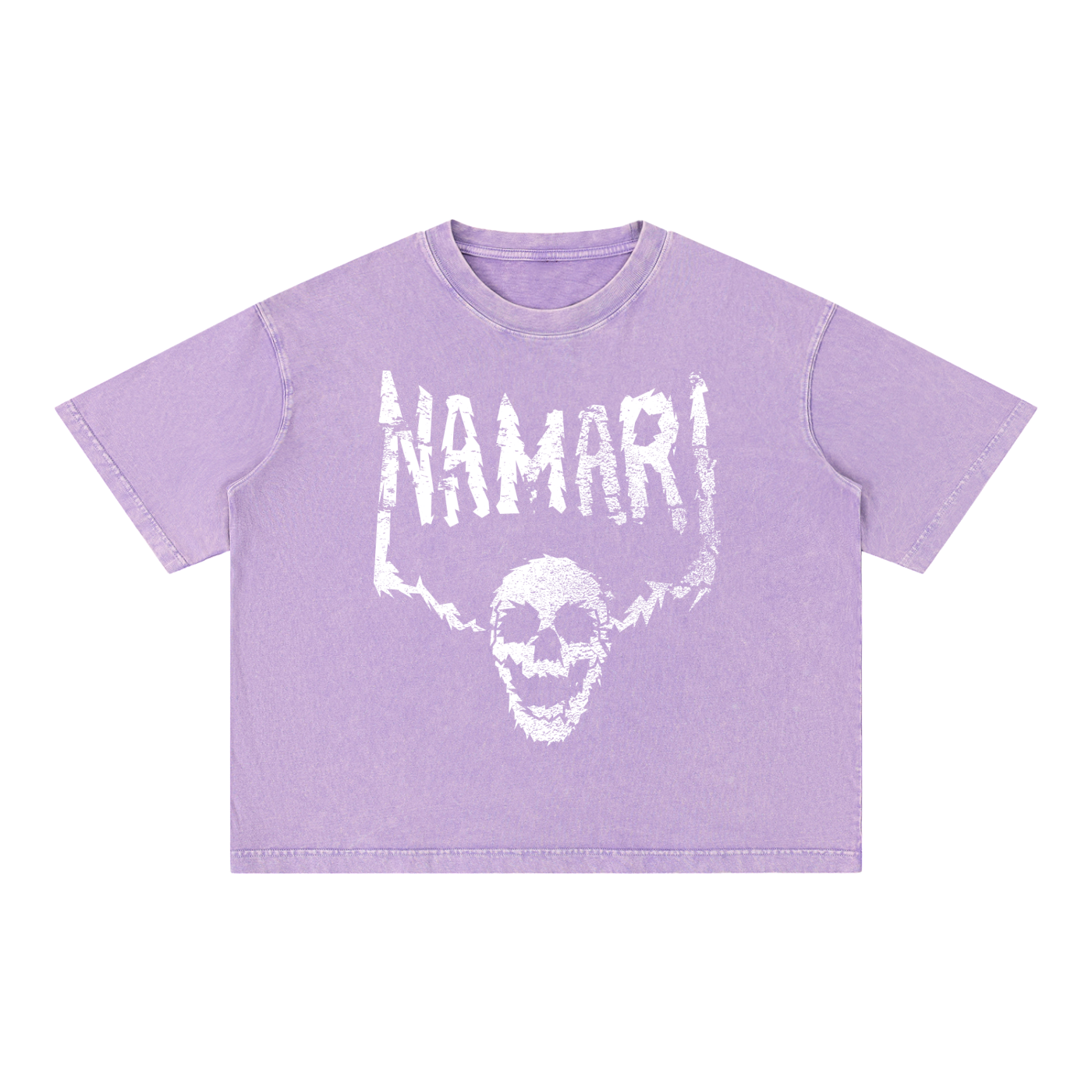 Disintegrate Mineral Wash Boxy Cotton T-Shirt