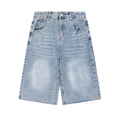 Namari Men’s Vintage Wide Leg Denim Shorts