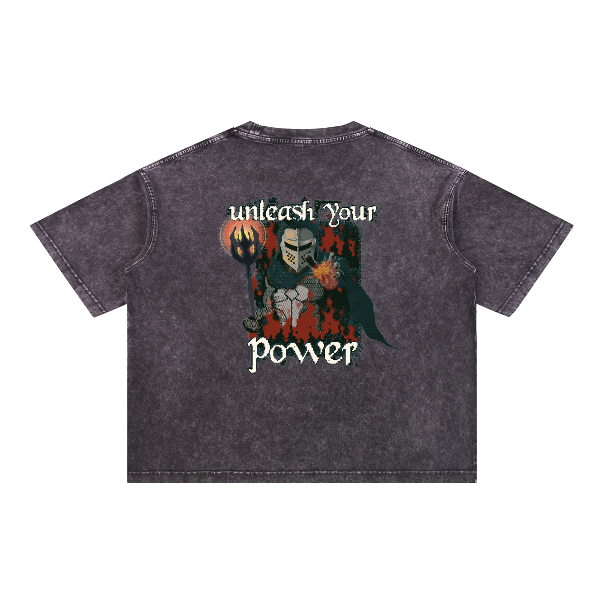Power Mineral Wash Boxy Cotton T-Shirt