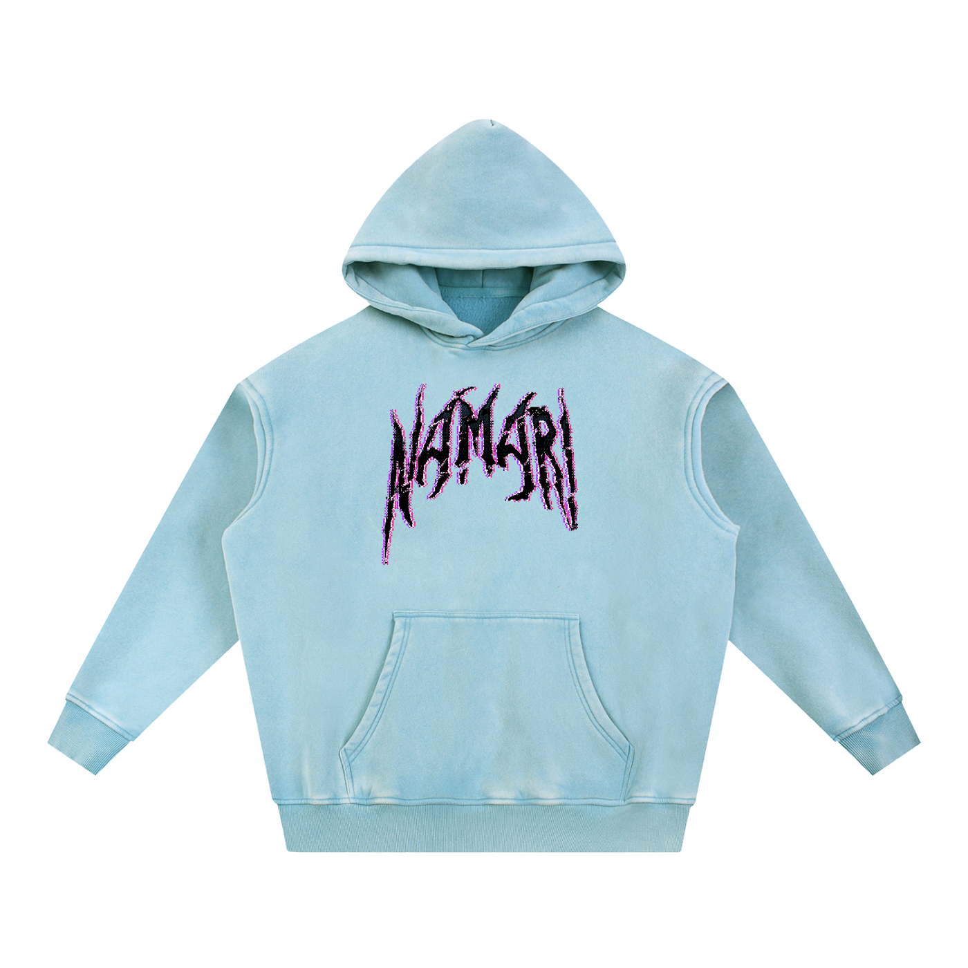 Debt Collector Snow Wash Fleece Oversize Hoodie