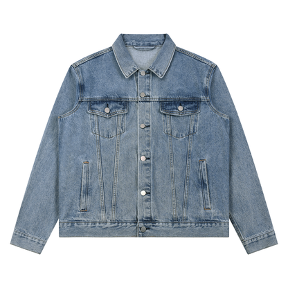Namari Unisex Vintage Wash Denim Jacket