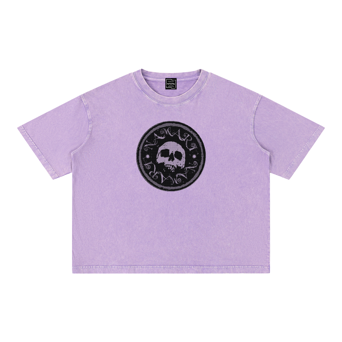 Namari Emblem Mineral Wash Boxy Cotton T-Shirt