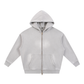 Namari Sunfade Two-way Zipper Boxy Fleece Hoodie