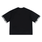 Namari Unisex Plaid Paneled T-Shirt