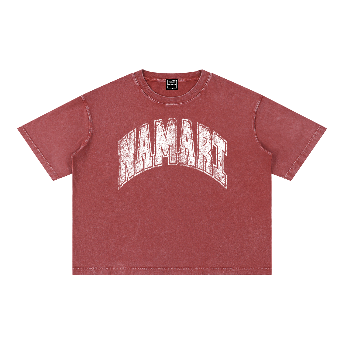 Namari Vintage Mineral Wash Boxy Cotton T-Shirt