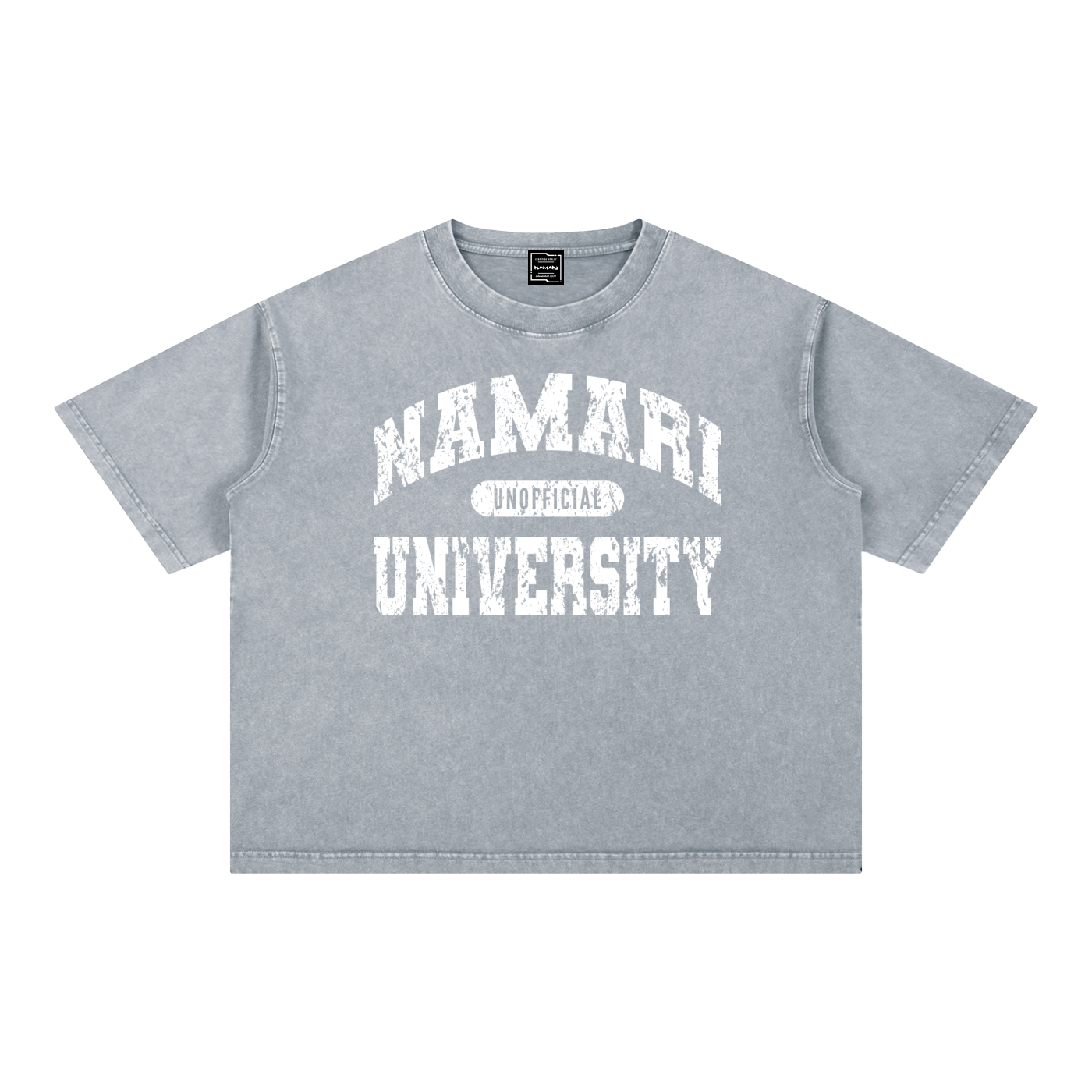 Namari University Mineral Wash Boxy Cotton T-Shirt