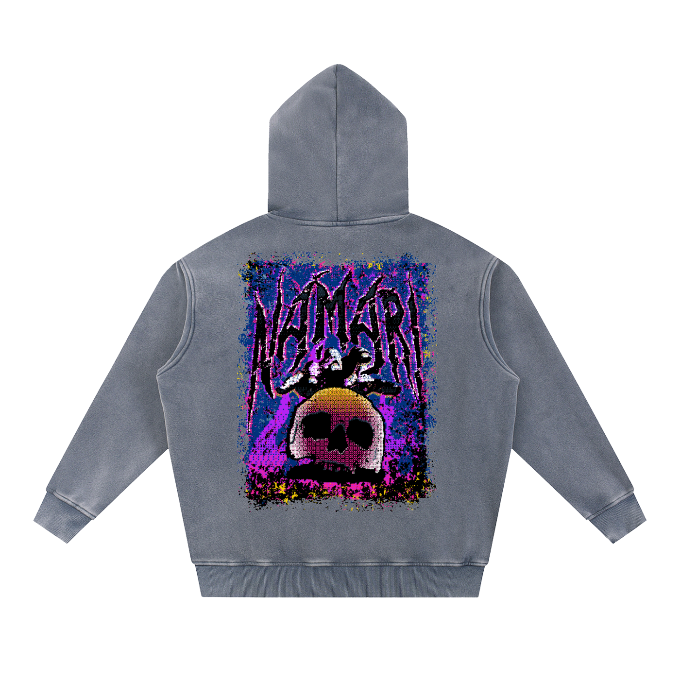 Debt Collector Snow Wash Fleece Oversize Hoodie