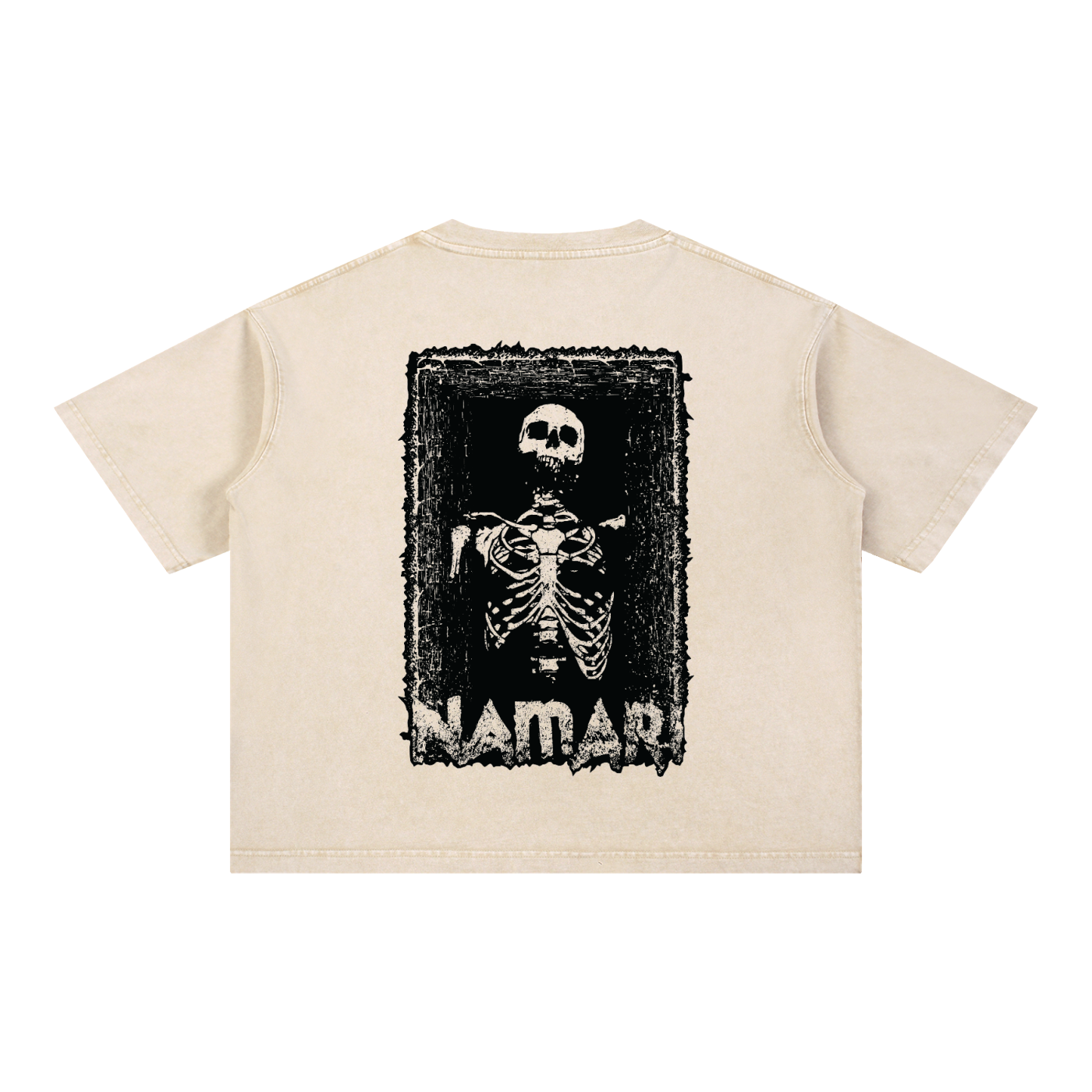 Burial Mineral Wash Boxy Cotton T-Shirt