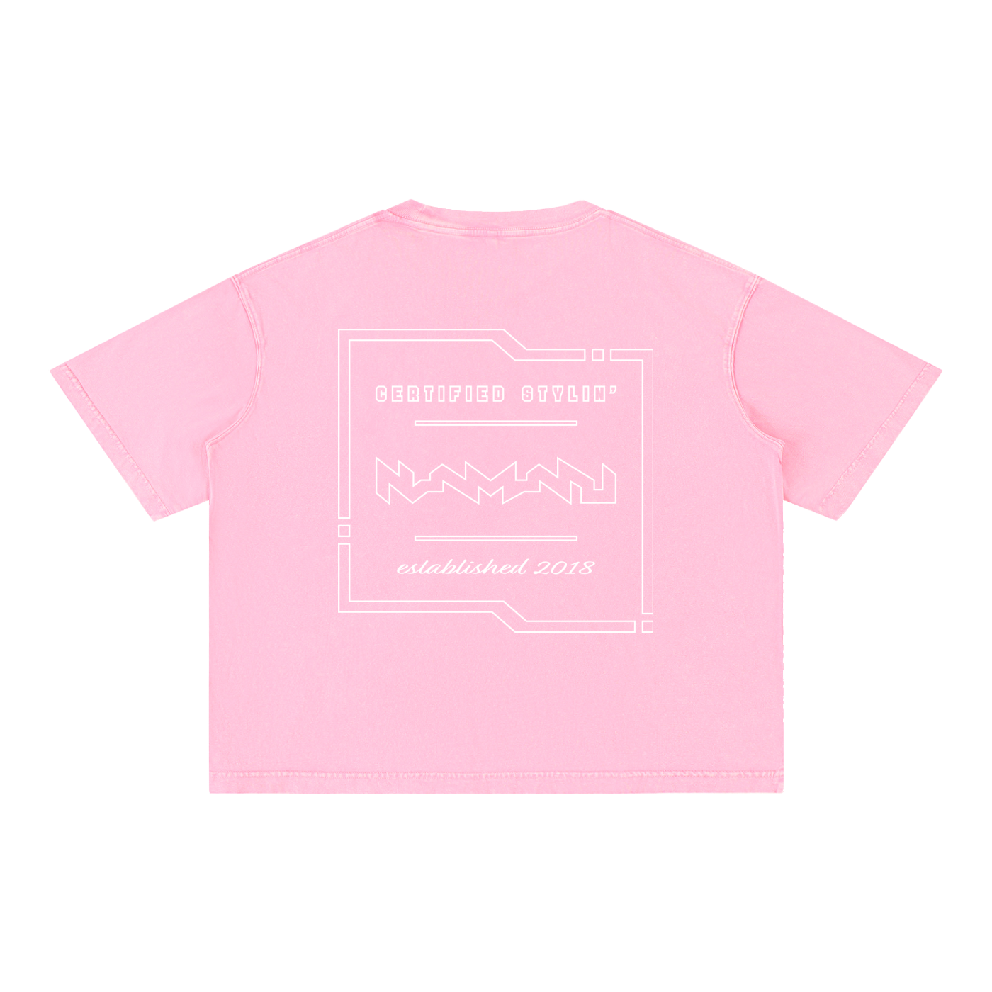 Certified Stylin' Tech Mineral Wash Boxy Cotton T-Shirt