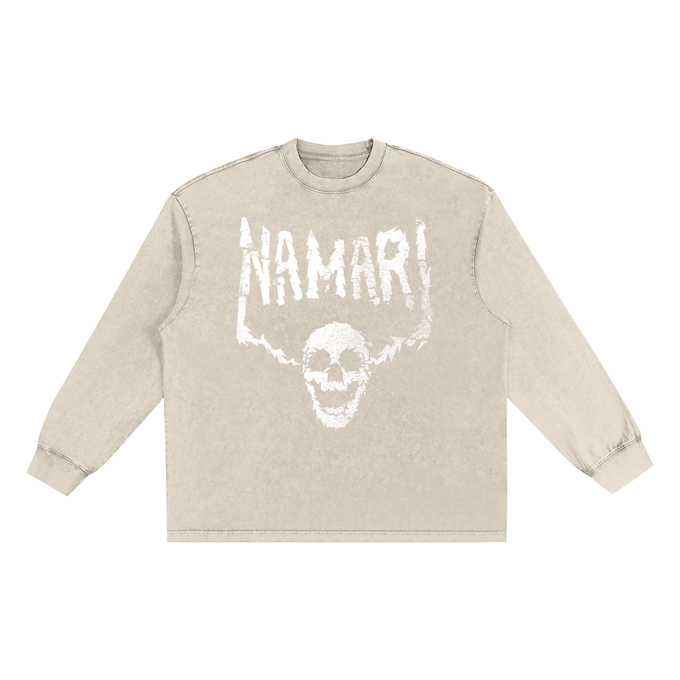 Disintegrate Snow Washed Frayed Edge T-Shirt