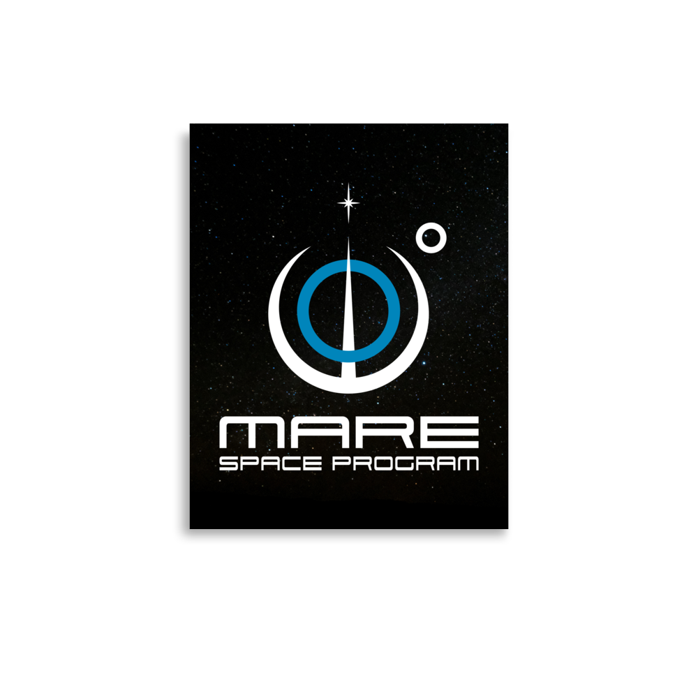 Mare Space Program Photo Paper Poster