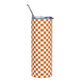 Tennessee Checkered Stainless Steel Tumbler