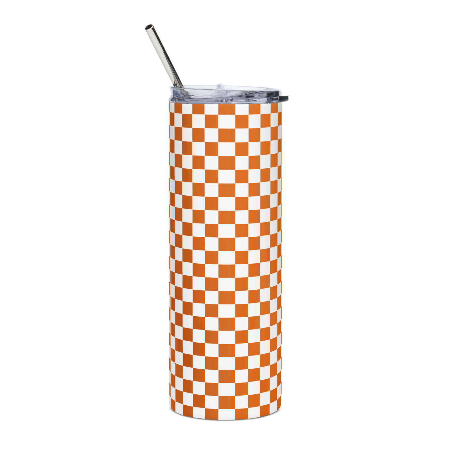 Tennessee Checkered Stainless Steel Tumbler