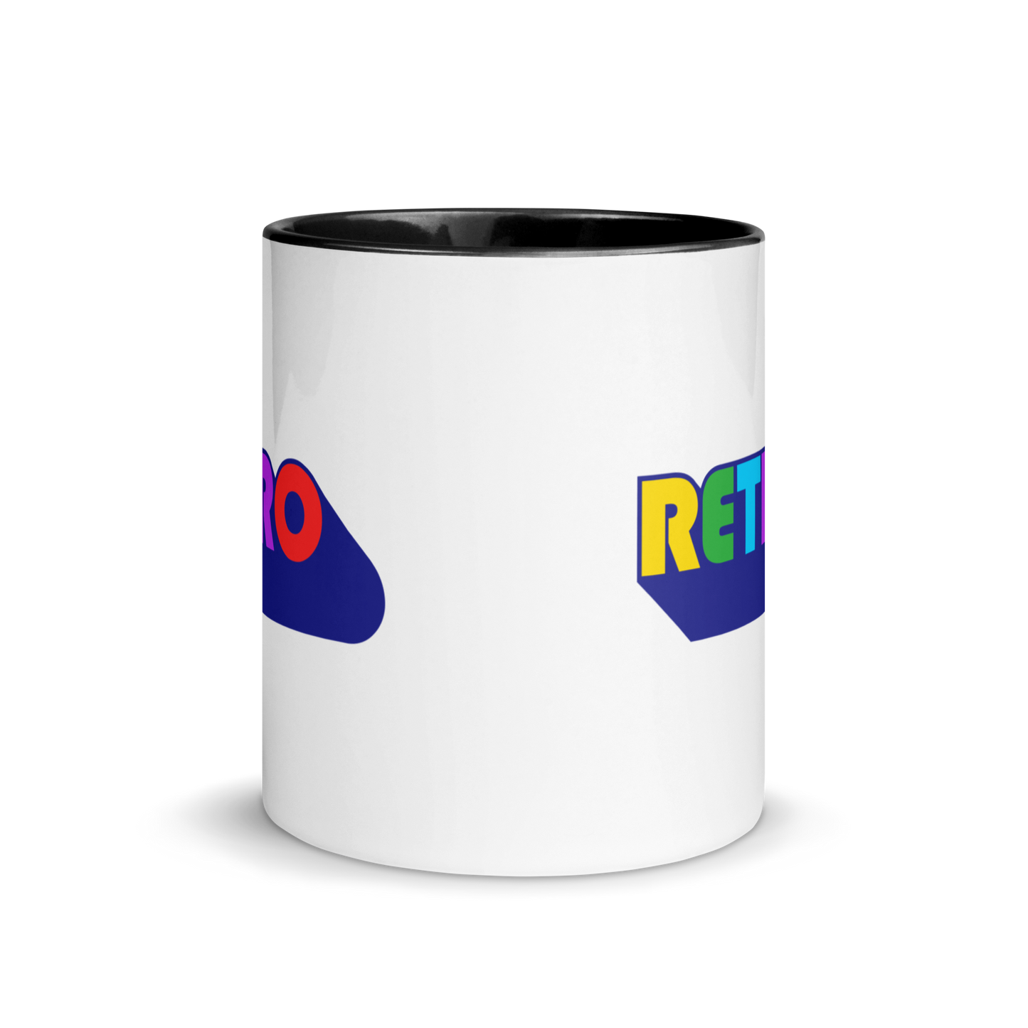 Retro Mug with Color Inside