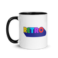 Retro Mug with Color Inside