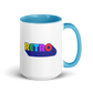 Retro Mug with Color Inside