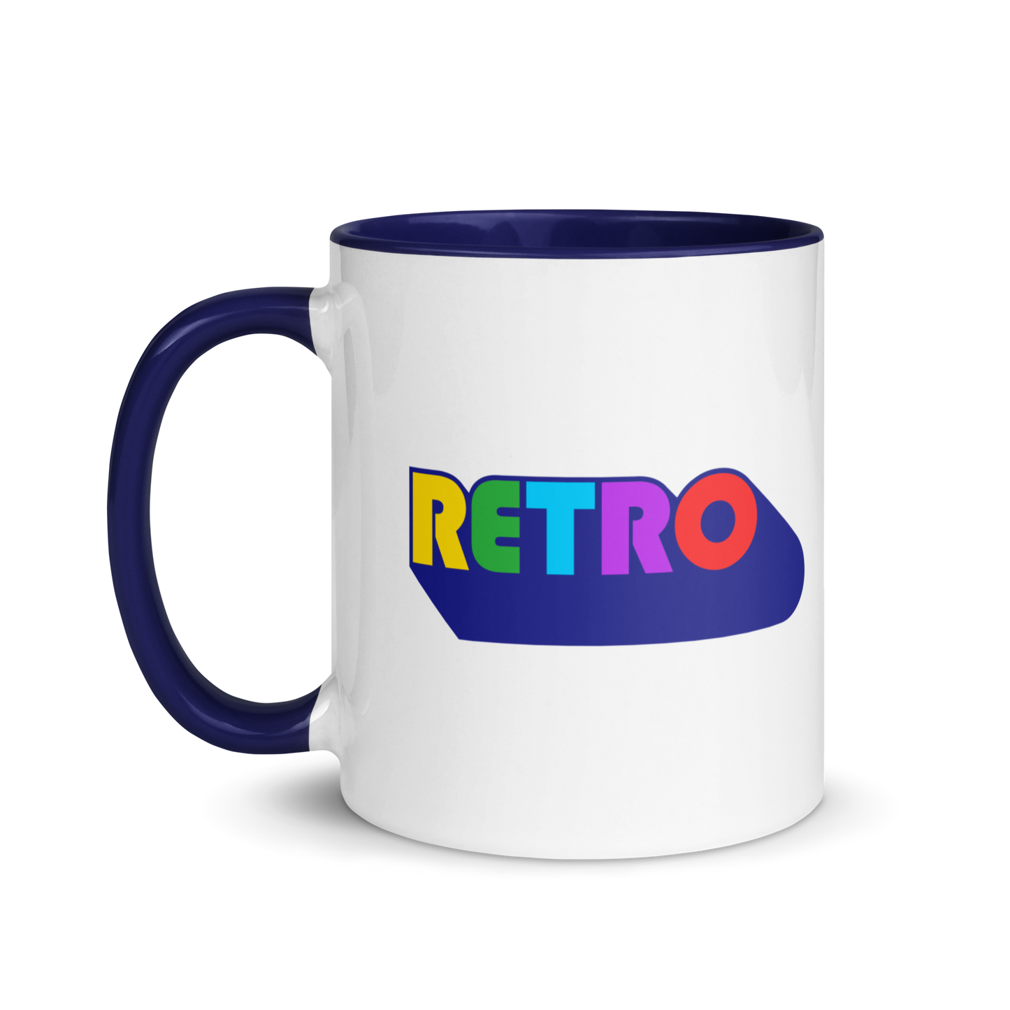 Retro Mug with Color Inside