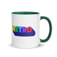 Retro Mug with Color Inside