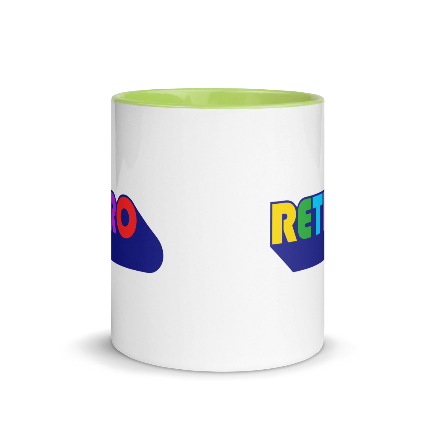 Retro Mug with Color Inside