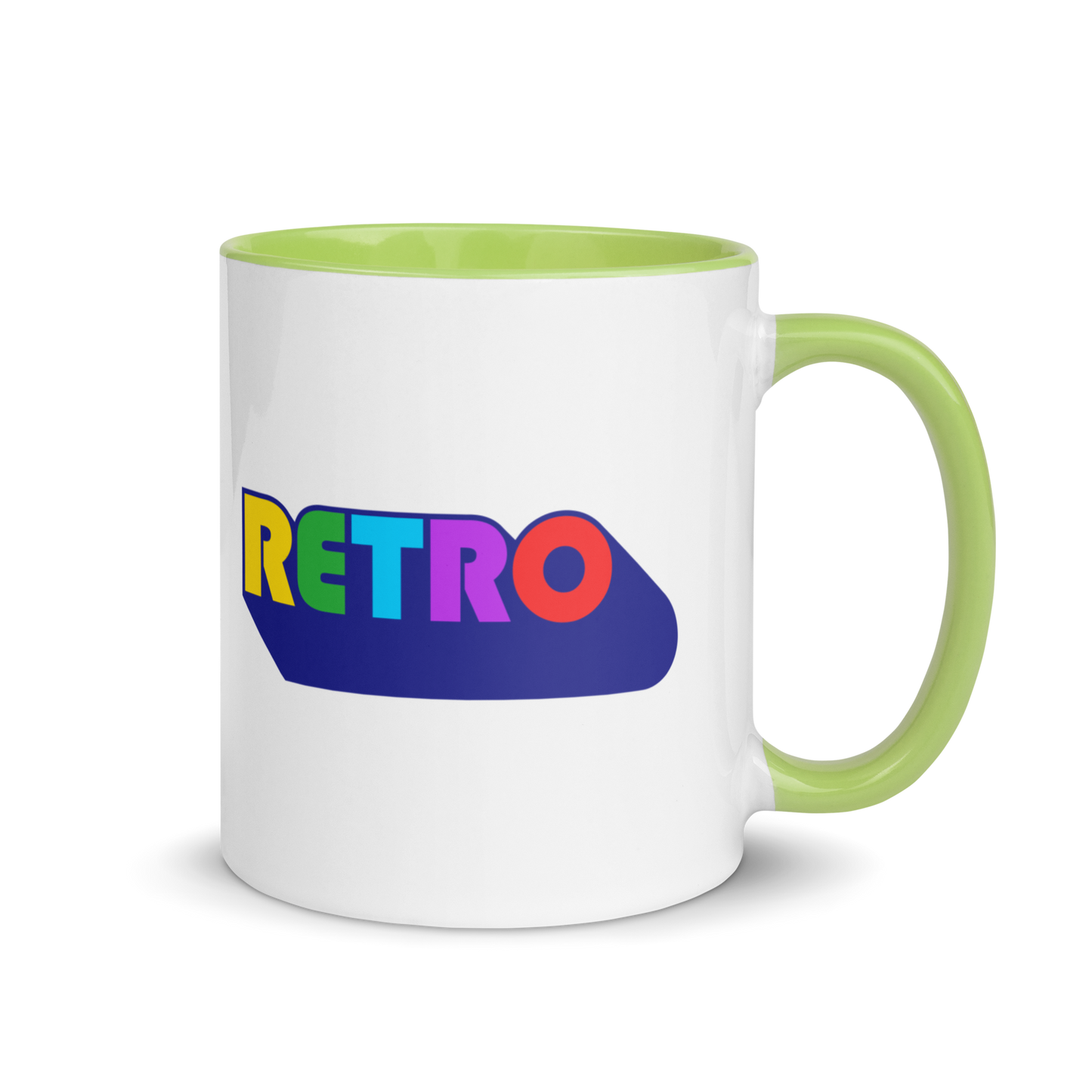 Retro Mug with Color Inside