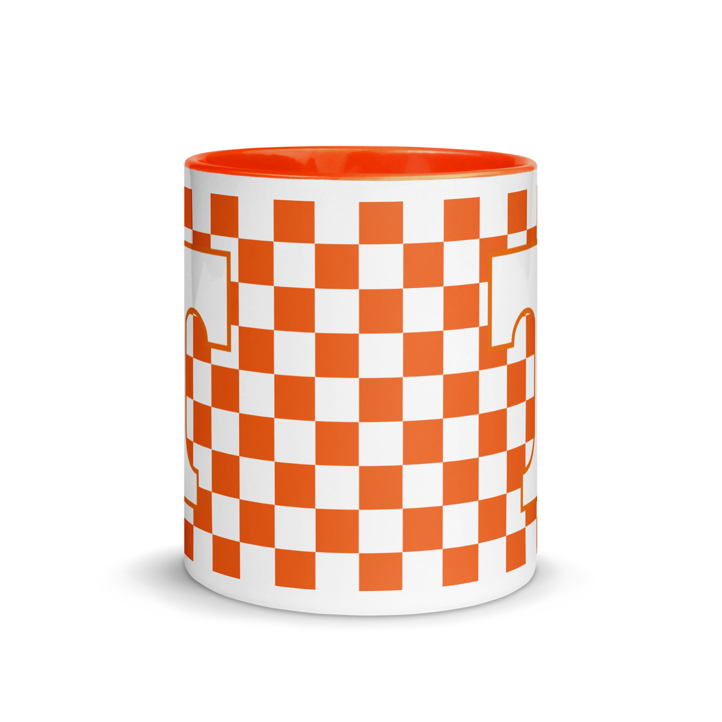 TN Checkered Mug with Color Inside