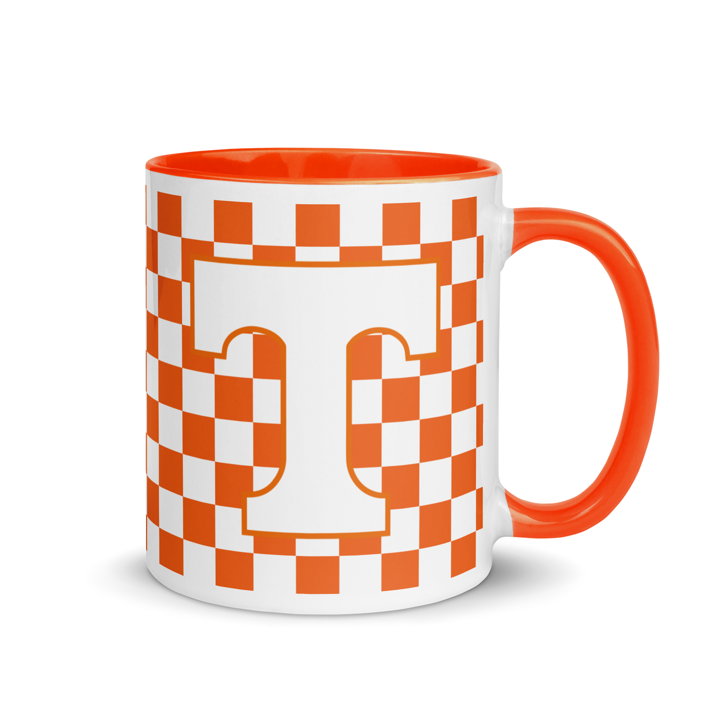TN Checkered Mug with Color Inside