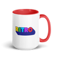 Retro Mug with Color Inside