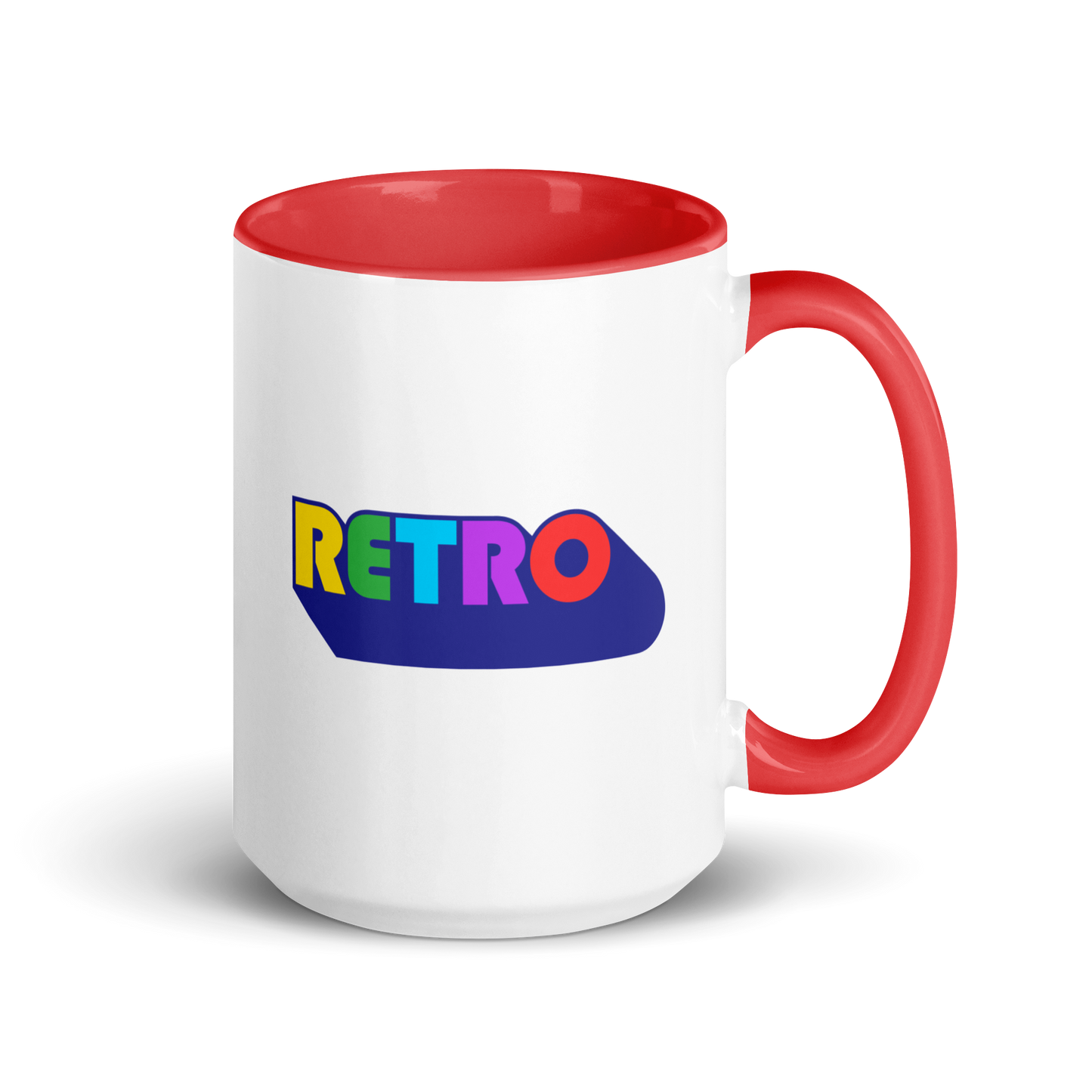 Retro Mug with Color Inside