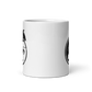 Cursed White glossy mug