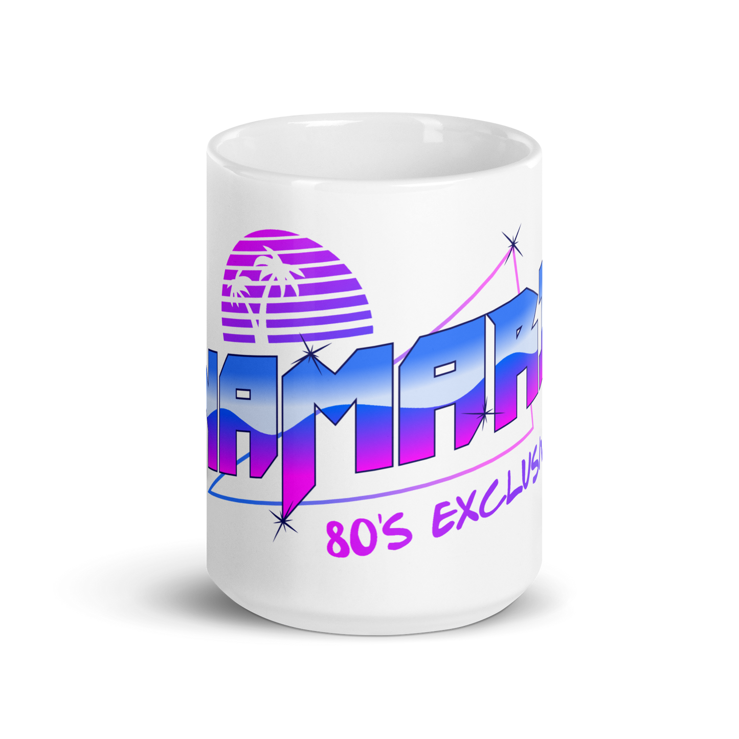 80's Exclusive White glossy mug
