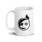 Cursed White glossy mug
