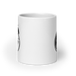 Cursed White glossy mug