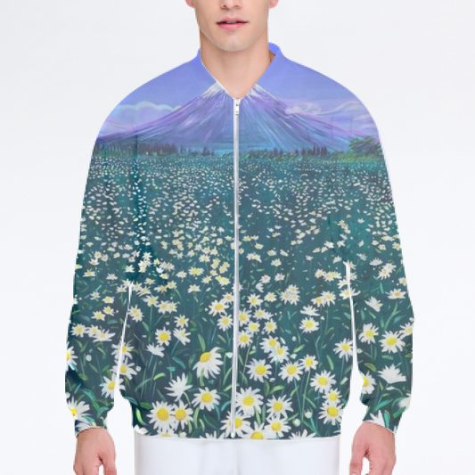 Men's Sporty Hooded Long Sleeve Bomber Jackets