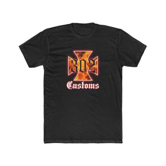 302 Inferno Men's Cotton Crew Tee