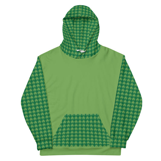 St. Patrick's Day Clover Pattern Unisex Hoodie