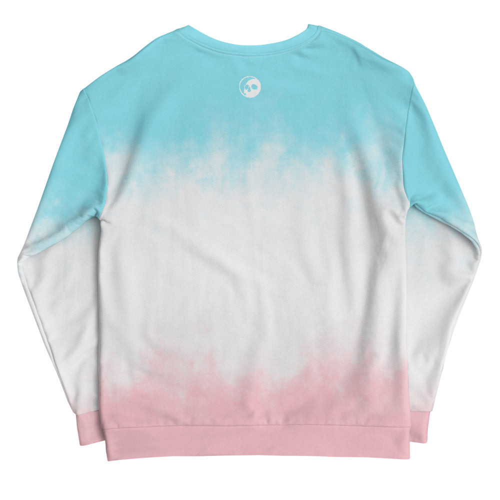 Fuck you Pink and Blue Unisex Sweatshirt