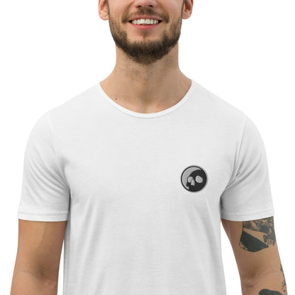 Namari Embroidered Men's Curved Hem T-Shirt