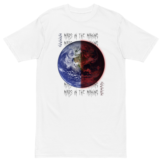 Mars in the Making Men’s premium heavyweight tee