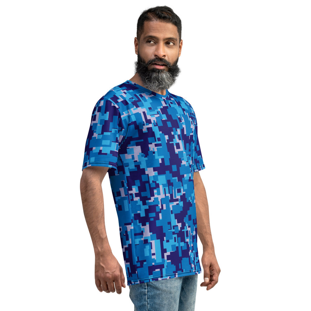 Aquamarine Camo Namari Men's T-shirt