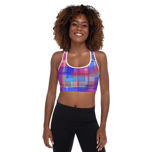 Crystal Camo Padded Sports Bra