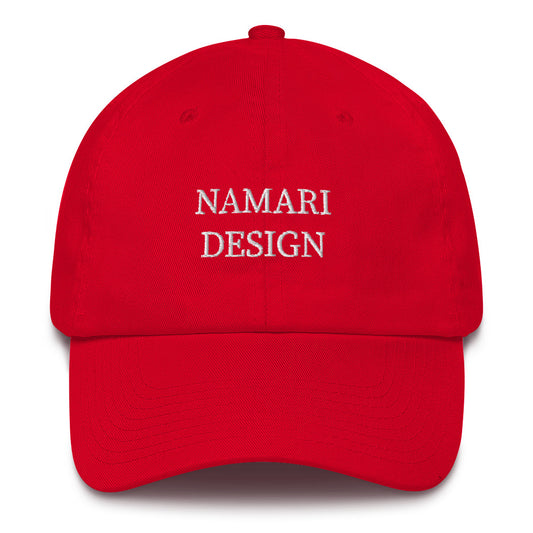 Namari Design Red Cotton Cap