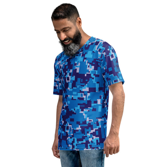 Aquamarine Camo Namari Men's T-shirt
