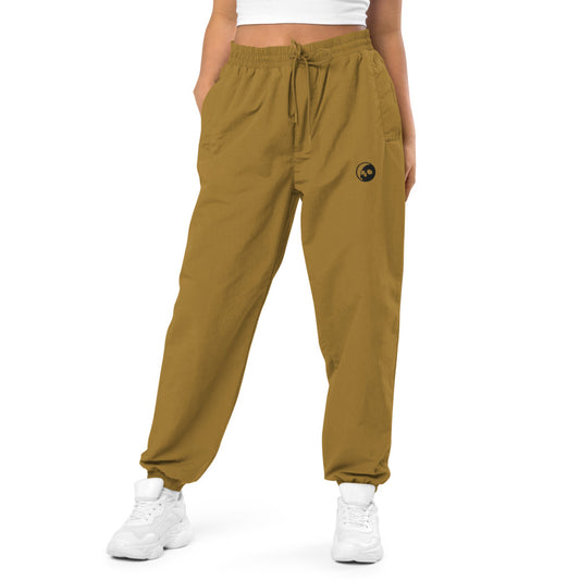 Embroidered Unisex Recycled tracksuit trousers