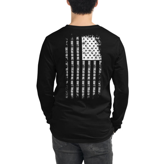 Don't Tread on Me Flag Unisex Long Sleeve Tee
