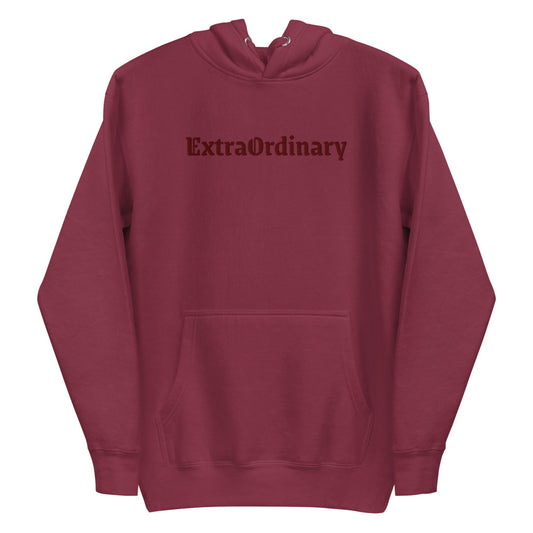 ExtraOrdinary Maroon Unisex Hoodie